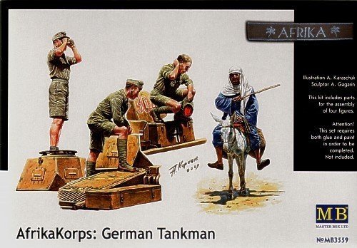 Équipage de char allemand Afrikakorps