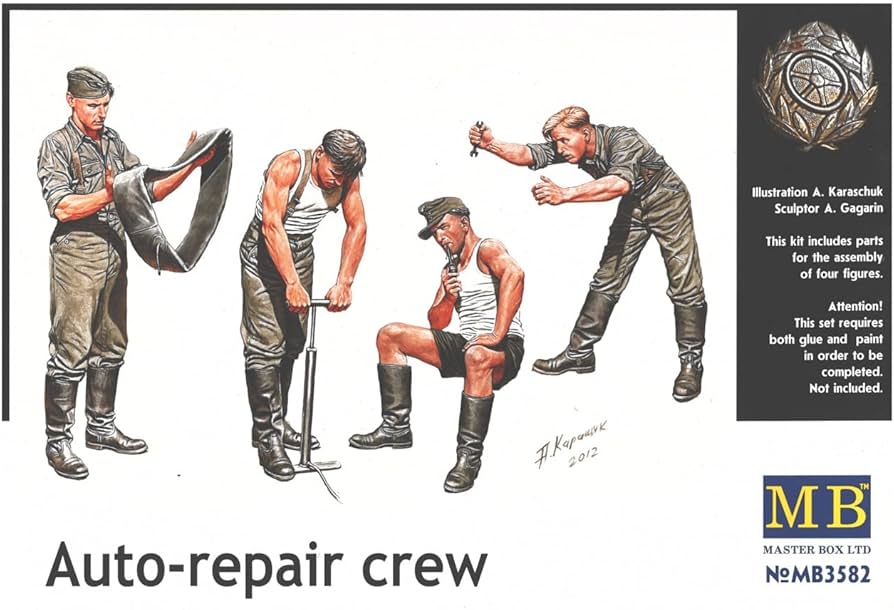 German Car Repair Crew