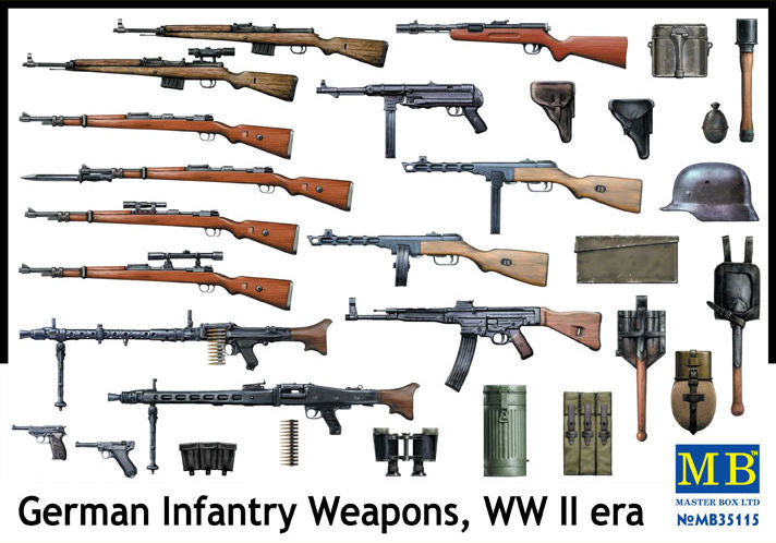 Armes d'infanterie allemandes