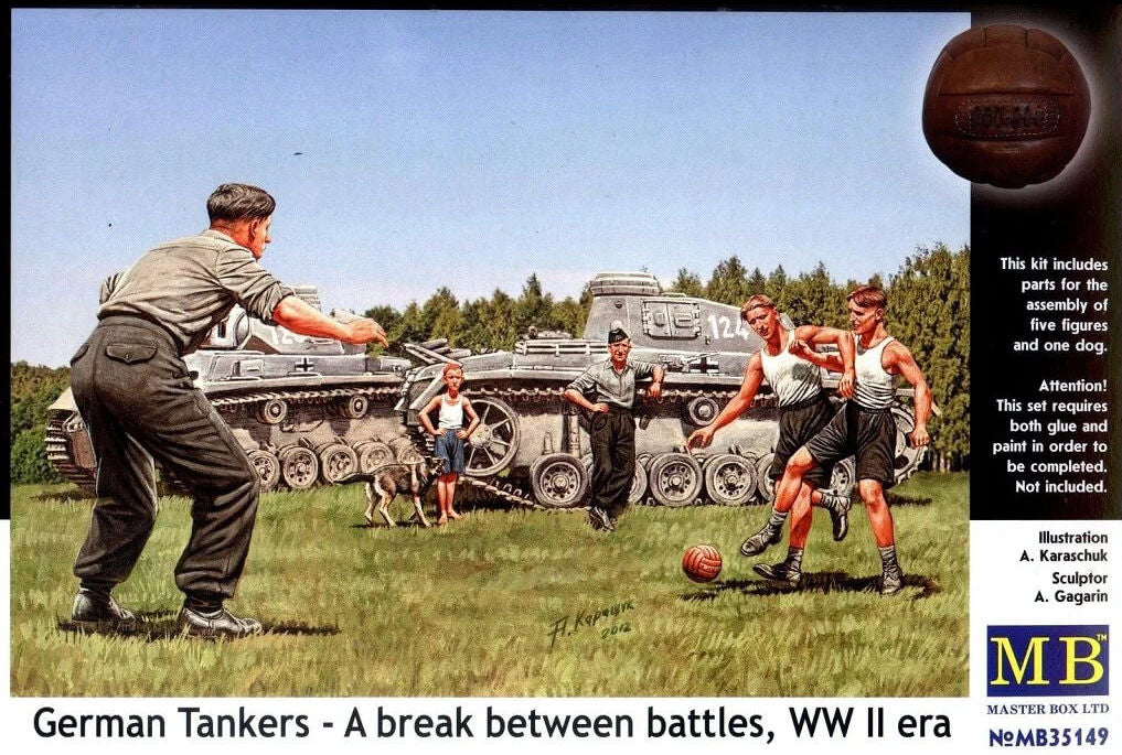 German Tank Crew ‘A Break between Battles’