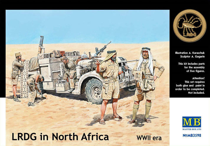 Patrouille britannique LRDG (Afrique du Nord)