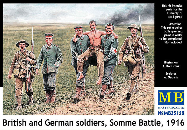 Infanterie britannique et allemande « Bataille de la Somme » (1916)