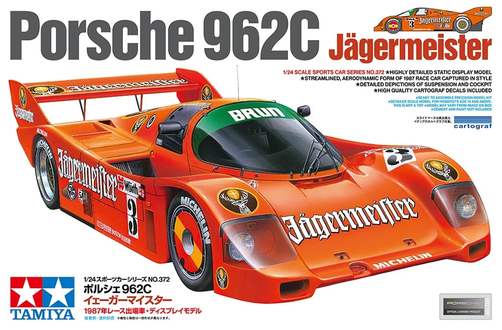 Porsche 962C de Jägermeister