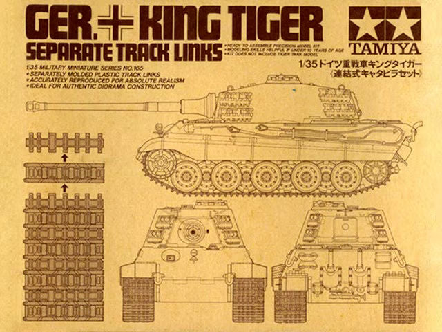 Pz.Kpfw. Jeu de maillons de piste VI Tiger II Königstiger