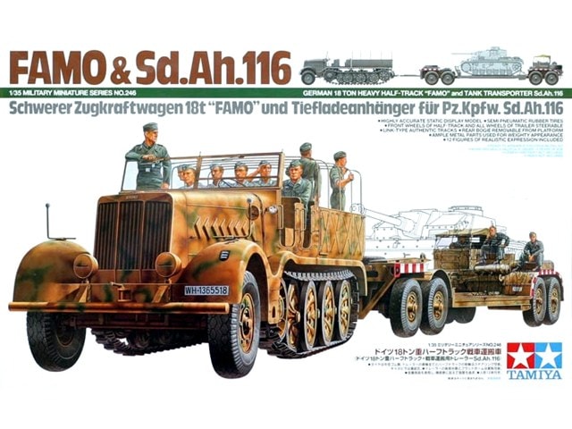 Sd.Kfz. 9 Famo avec Sd.Ah. 116 Remorque Transporteur