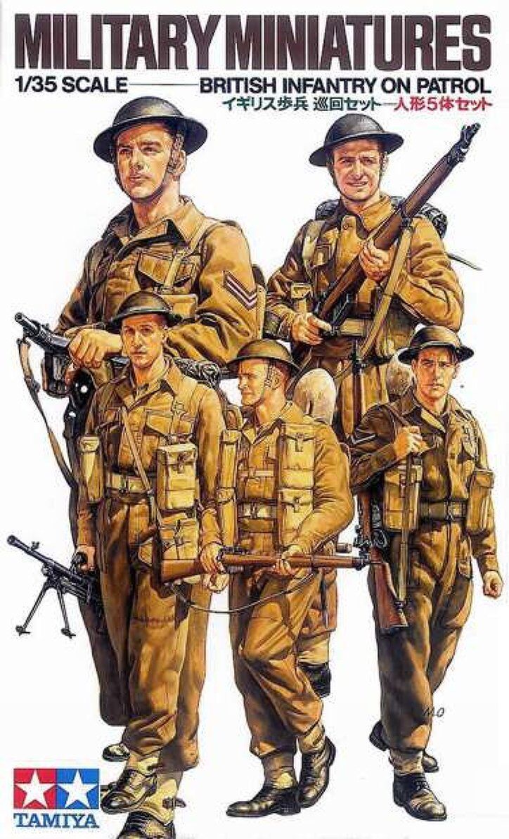 British Infantry on Patrol