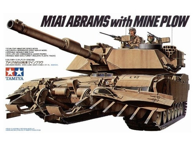 M1A1 Abrams with Mine Plow