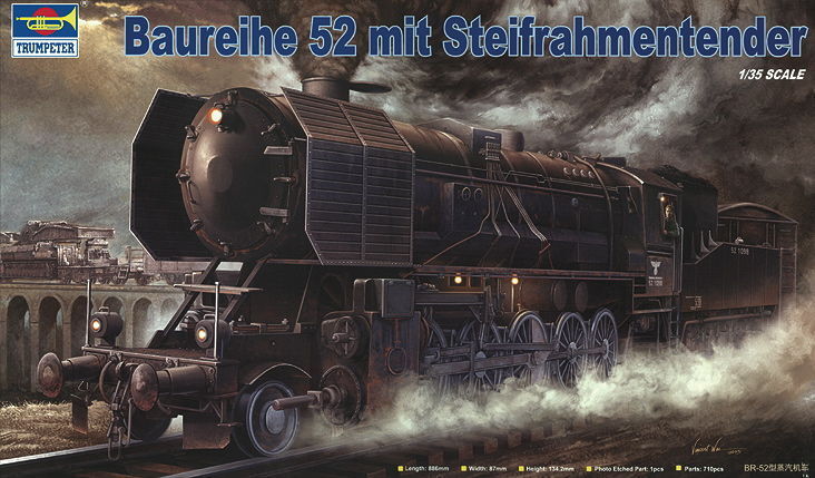 Locomotive à vapeur de guerre BR52