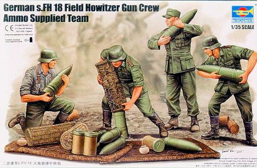 010 - German sFH 18 Ammunition Crew - primary image