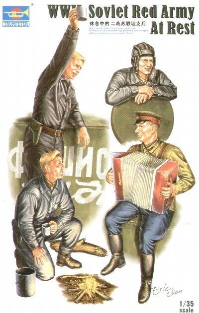010 - Soviet Tank Crew at Rest - primary image