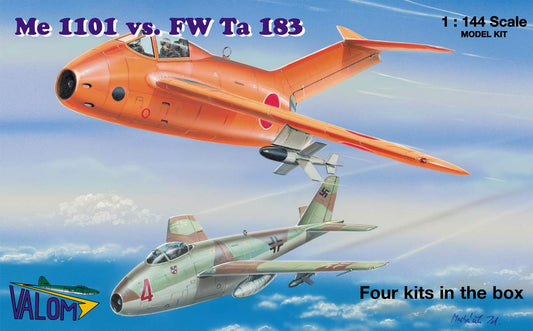 010 - Messerschmitt Me P.1101 vs Focke-Wulf Ta 183 Huckebein [quadruple set] - primary image