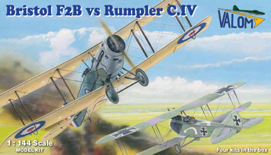 010 - Bristol F.2B vs Rumpler C.IV [quadruple set] - primary image