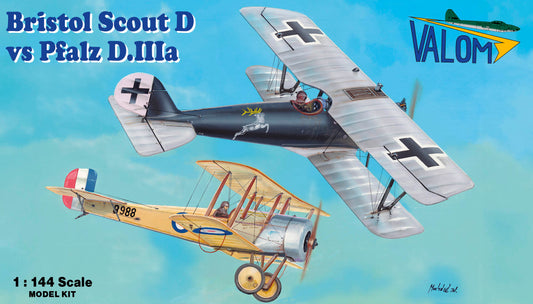 010 - Bristol Scout D vs Pfalz D.IIIa [quadruple set] - primary image