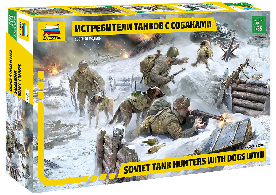 010 - Soviet Tank Hunters with Dogs - primary image