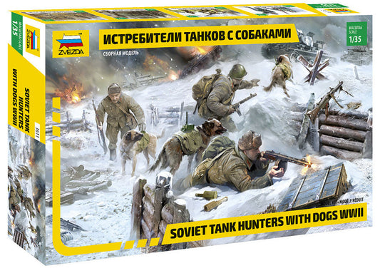 010 - Soviet Tank Hunters with Dogs - primary image