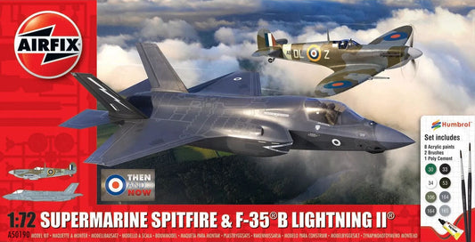 010 - Then and Now - Spitfire and F-35B Lightning II [gift set] - primary image