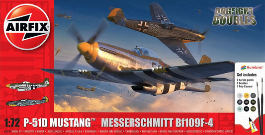 010 - Dogfight Double - P-51D Mustang vs Bf 109 F-4 [gift set] - primary image