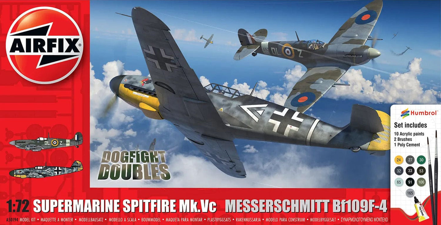 010 - Dogfight Double - Spitfire Mk Vc vs Bf 109 F-4 [gift set] - primary image