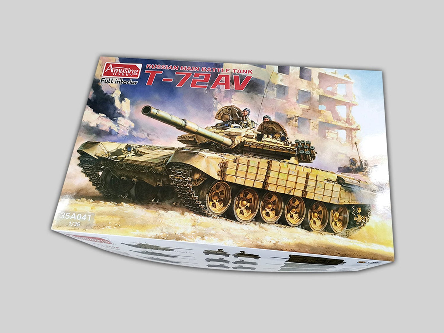 100 - Amusing Hobby - 35A041 - T-72AV [Interior Kit] - box front