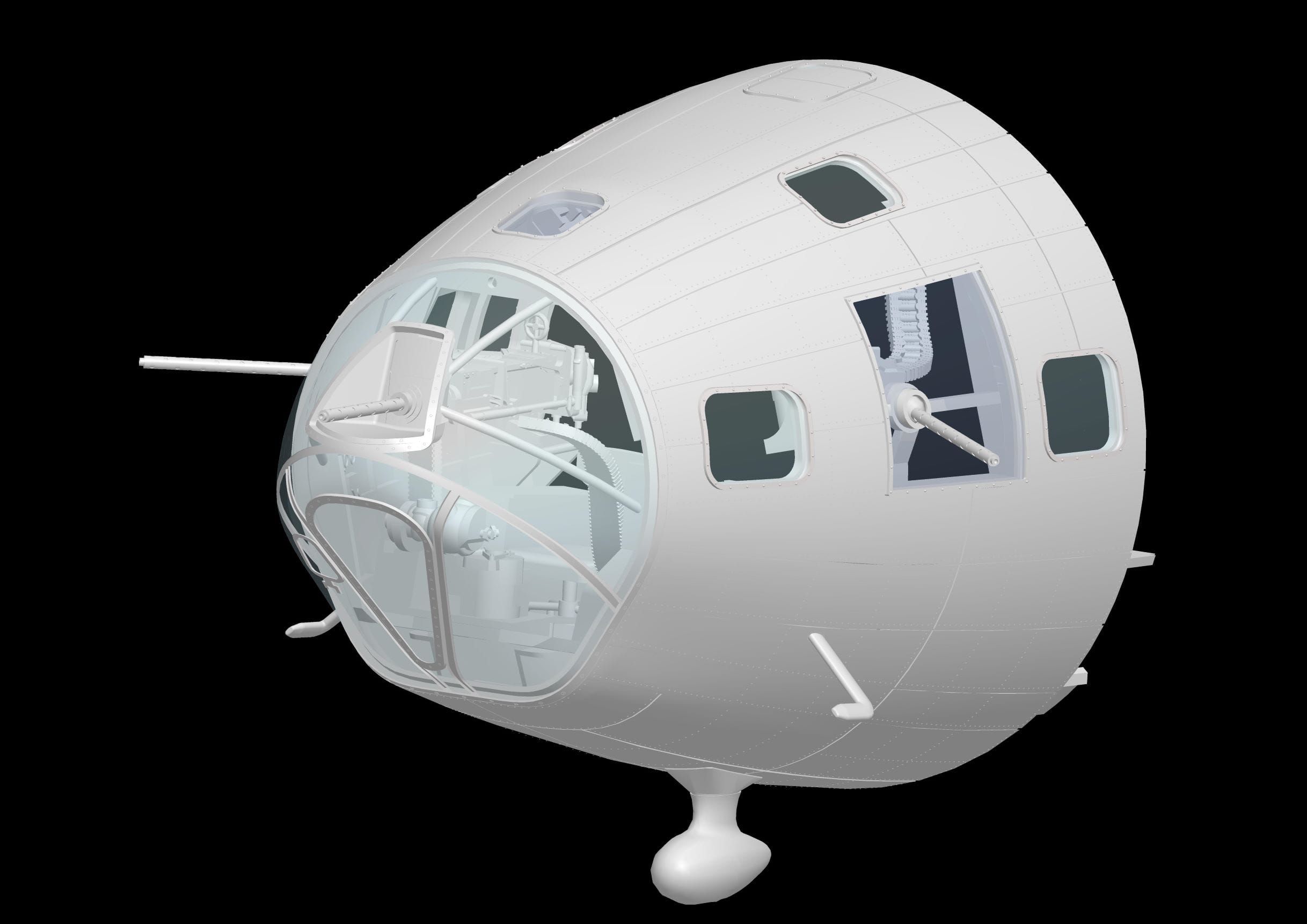 HK Models - 01E029 - Boeing B-17F Flying Fortress - digital model