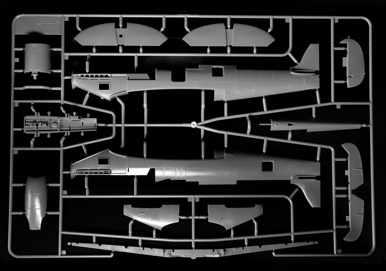 Kotare - 32001 - Supermarine Spitfire Mk Ia (mid) - sprue