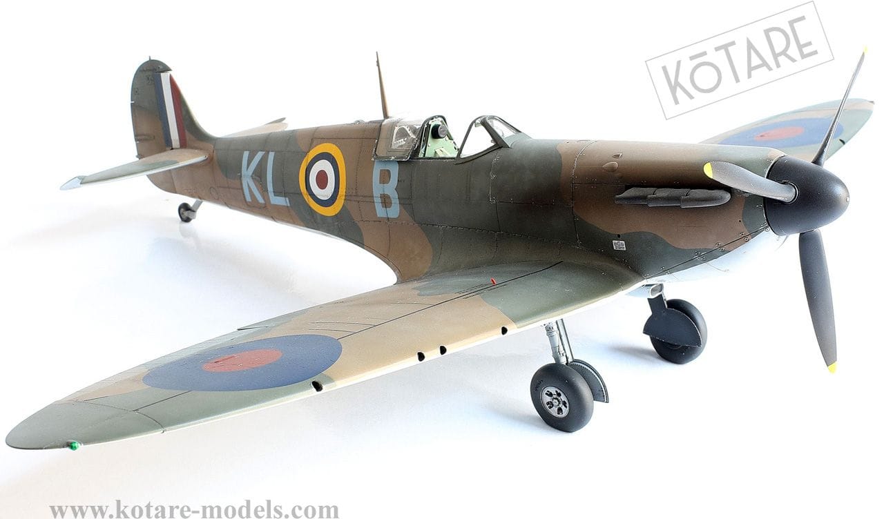 Kotare - 32001 - Supermarine Spitfire Mk Ia (mid) - painted model