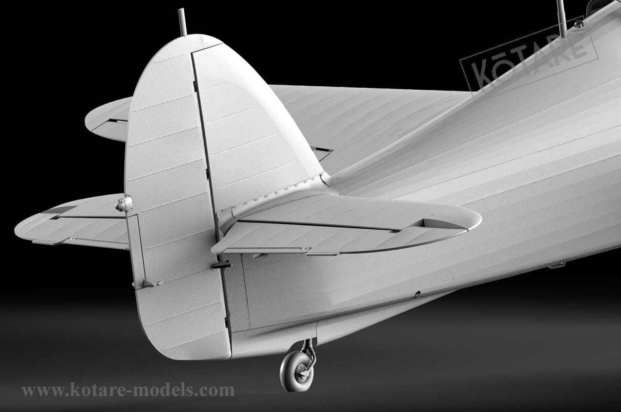 Kotare - 32015 - Hawker Hurricane Mk I (early) - digital model