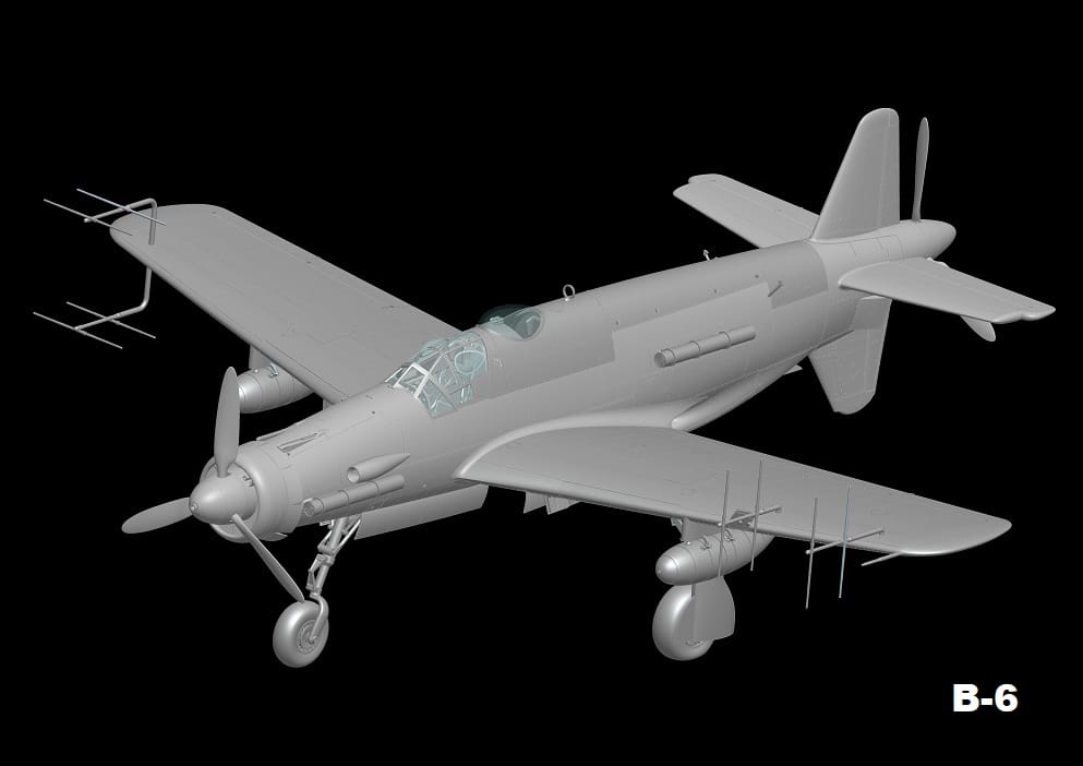 HK Models - 01E021 - Dornier Do 335 B-6 Pfeil ‘Night Fighter’ - digital model