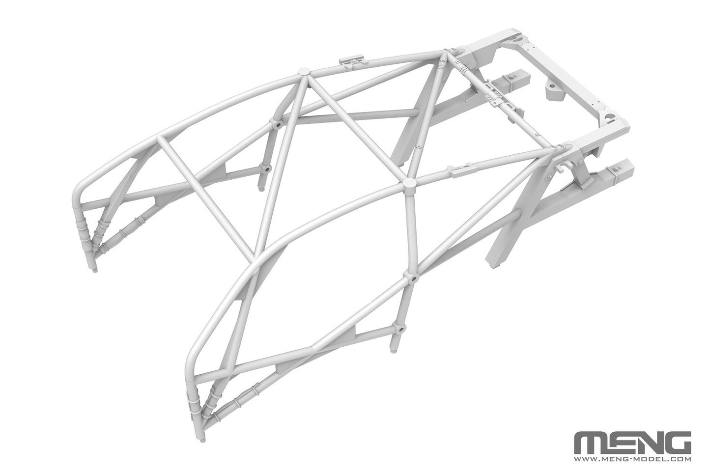 505 - digital model - The roll cage is excellently reproduced.