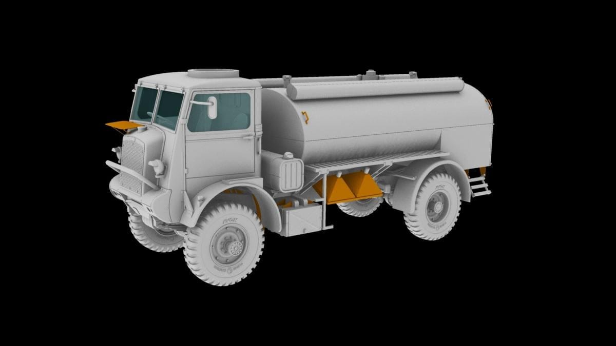 IBG - 35014 - Bedford QLC 3-ton 4×4 Tanker - digital model