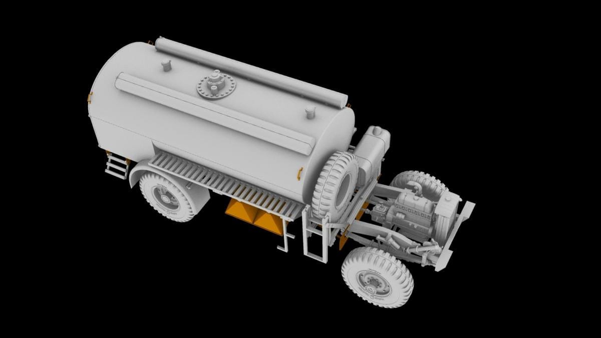 509 - IBG - 35014 - Bedford QLC 3-ton 4×4 Tanker - digital model