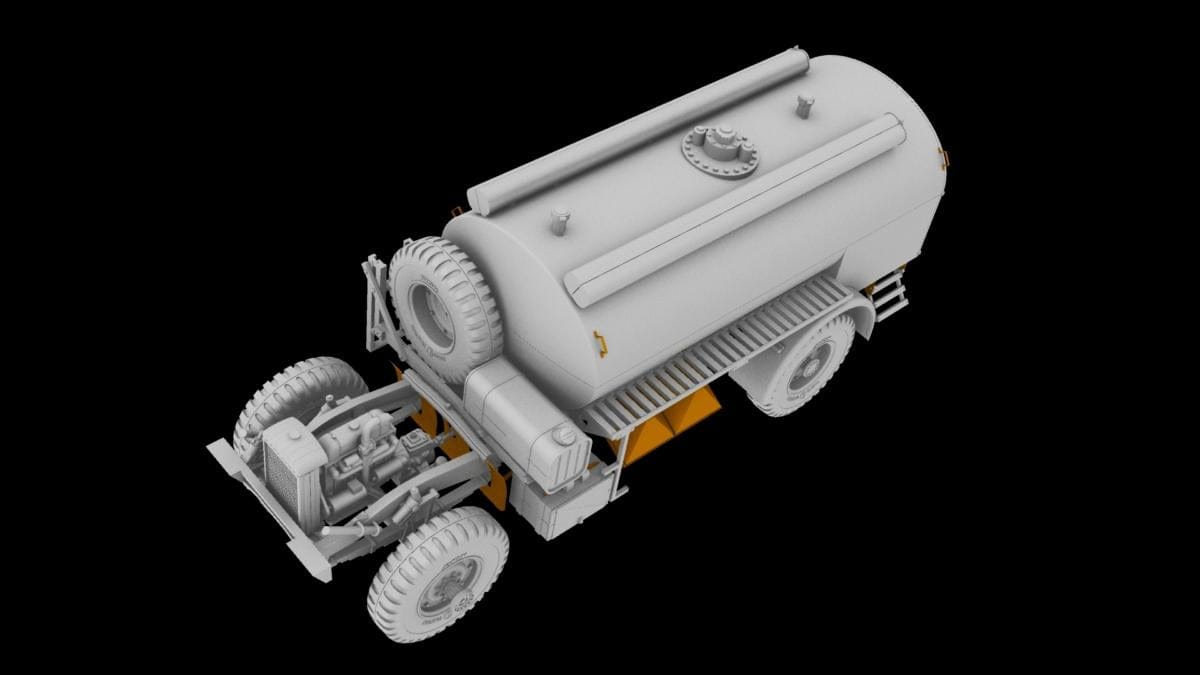 IBG - 35014 - Bedford QLC 3-ton 4×4 Tanker - digital model