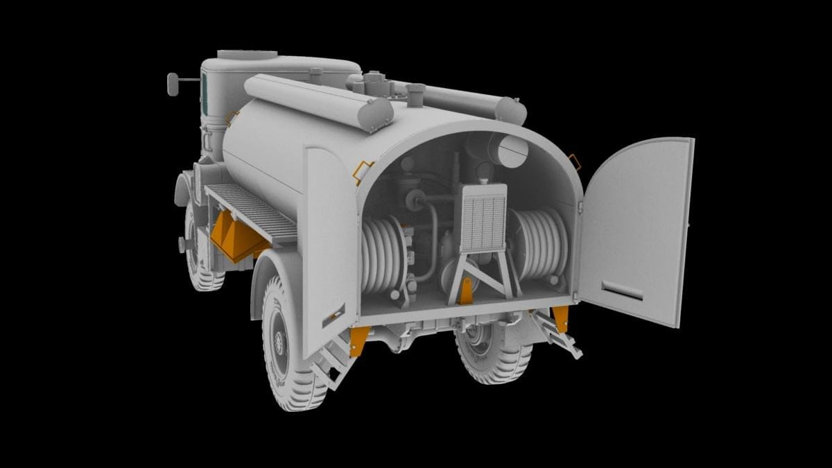 502 - IBG - 35014 - Bedford QLC 3-ton 4×4 Tanker - digital model