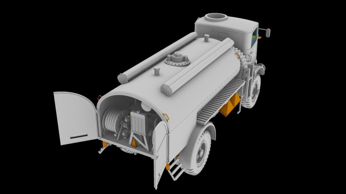 IBG - 35014 - Bedford QLC 3-ton 4×4 Tanker - digital model