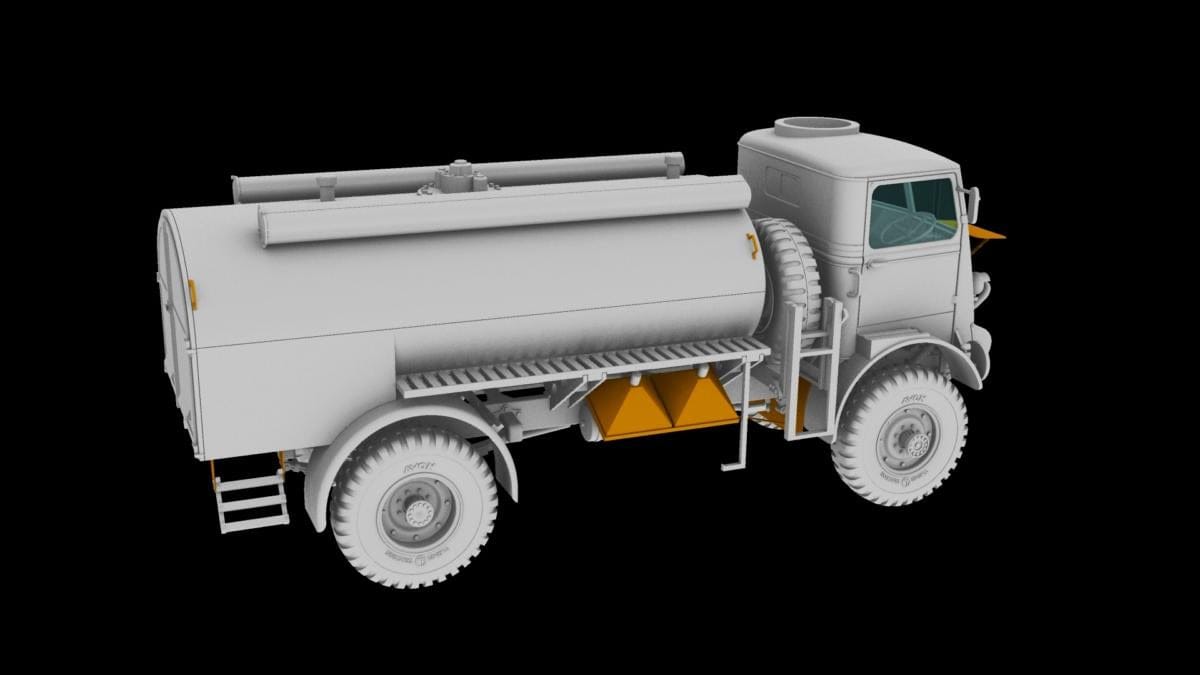 IBG - 35014 - Bedford QLC 3-ton 4×4 Tanker - digital model