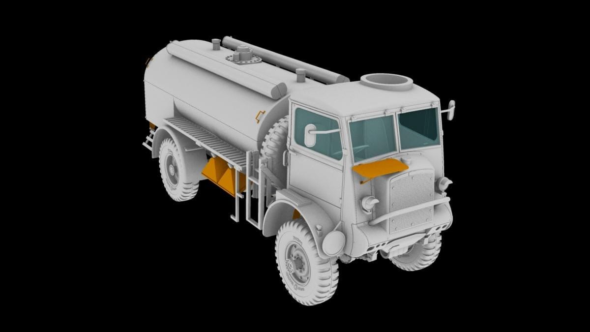 505 - IBG - 35014 - Bedford QLC 3-ton 4×4 Tanker - digital model