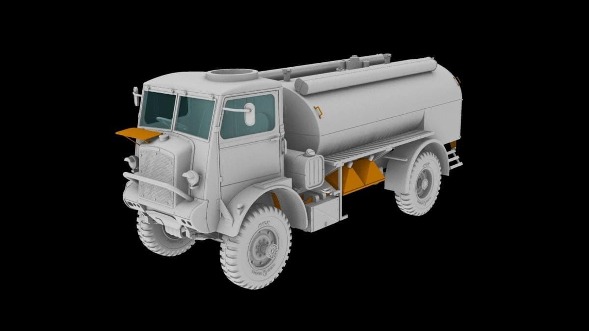 IBG - 35014 - Bedford QLC 3-ton 4×4 Tanker - digital model