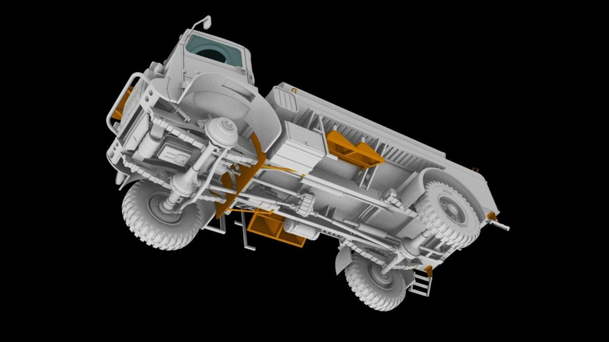 IBG - 35014 - Bedford QLC 3-ton 4×4 Tanker - digital model