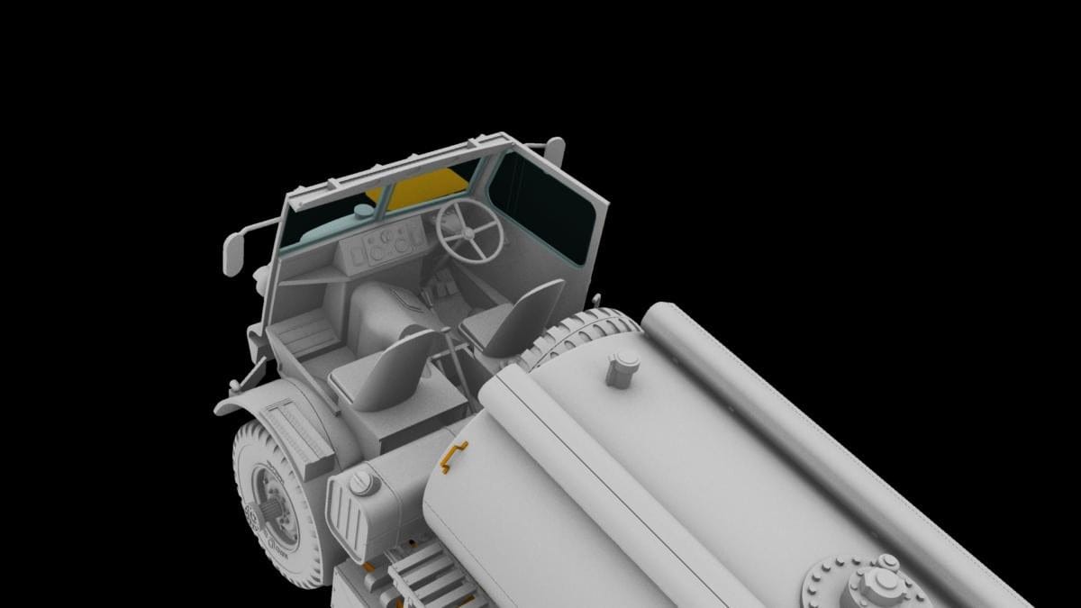 508 - IBG - 35014 - Bedford QLC 3-ton 4×4 Tanker - digital model