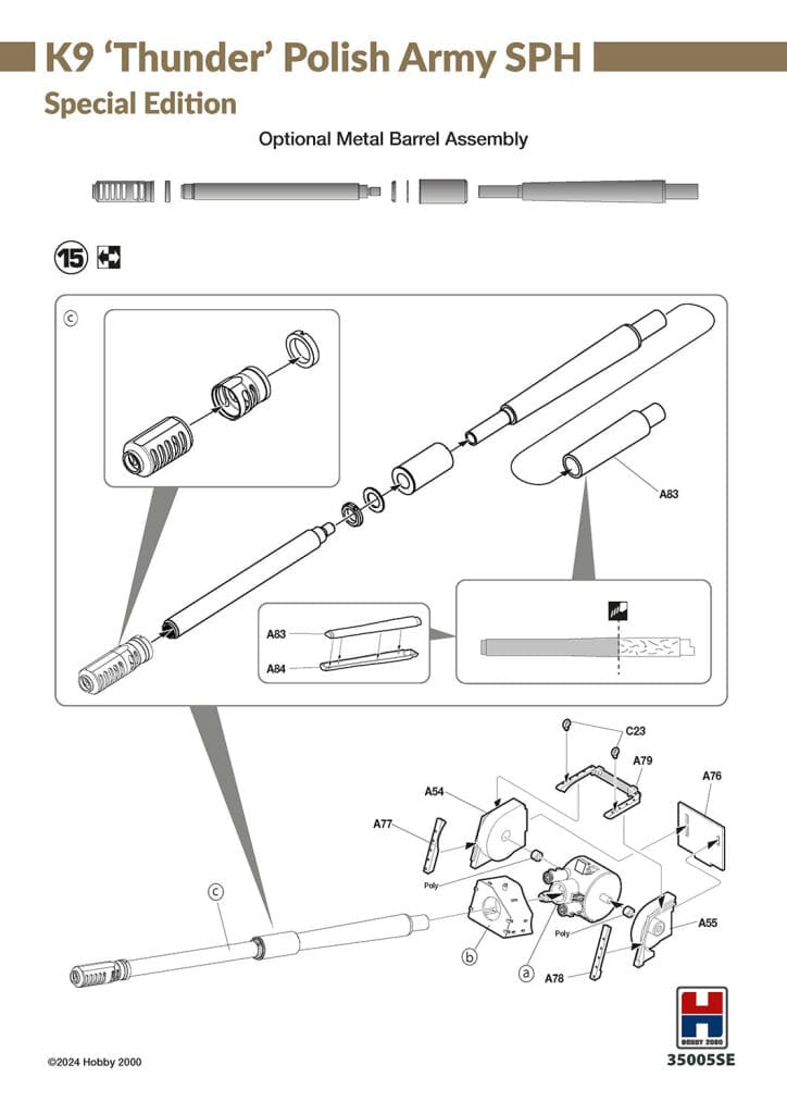 140 - Hobby 2000 - 35005SE - K9A1 Thunder [special edition] - instructions