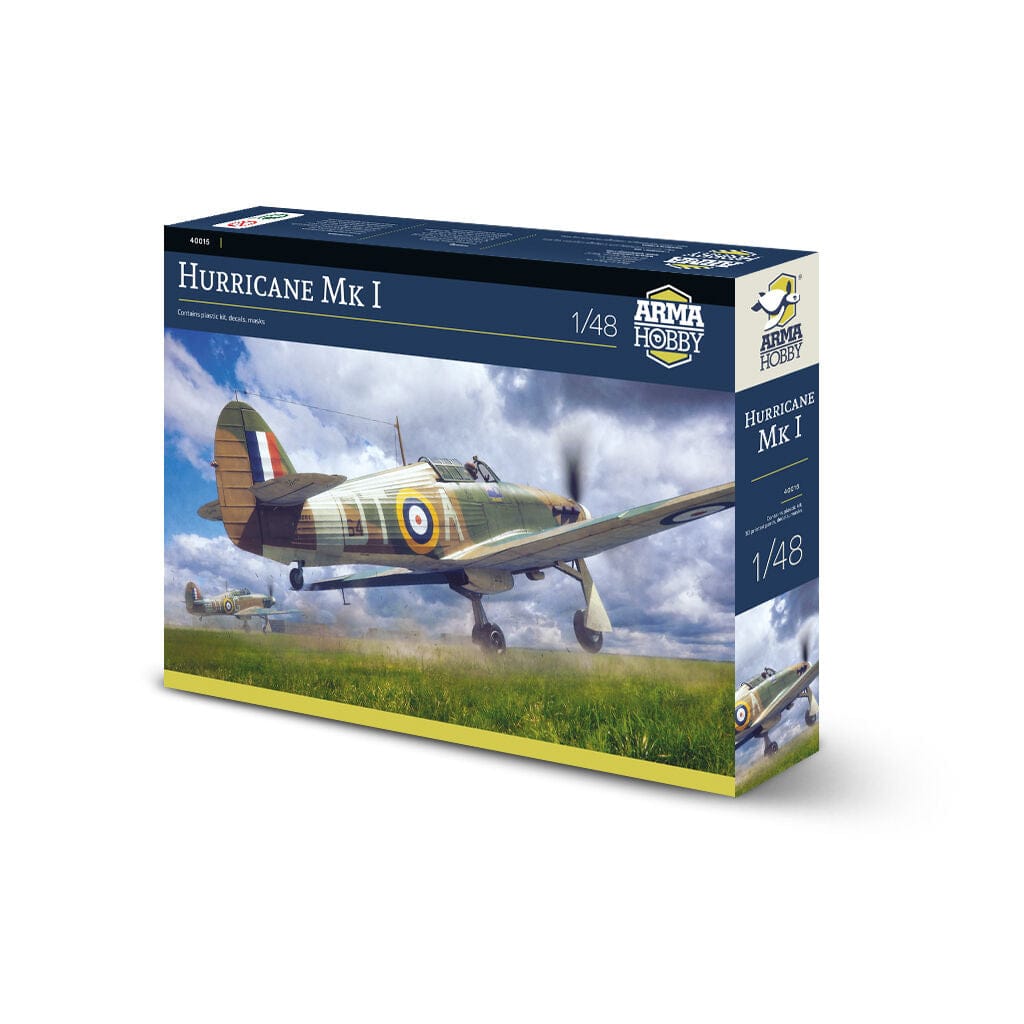 100 - Arma Hobby - 40015 - Hawker Hurricane Mk I - box front left angle