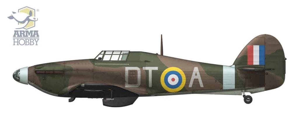 300 - Arma Hobby - 40015 - Hawker Hurricane Mk I - paint schemes