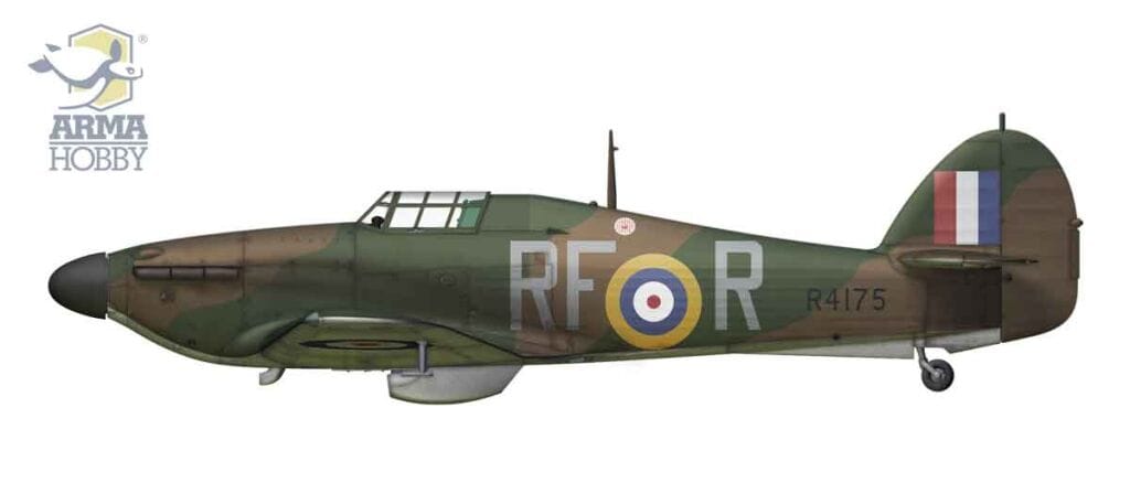 302 - Arma Hobby - 40015 - Hawker Hurricane Mk I - paint schemes