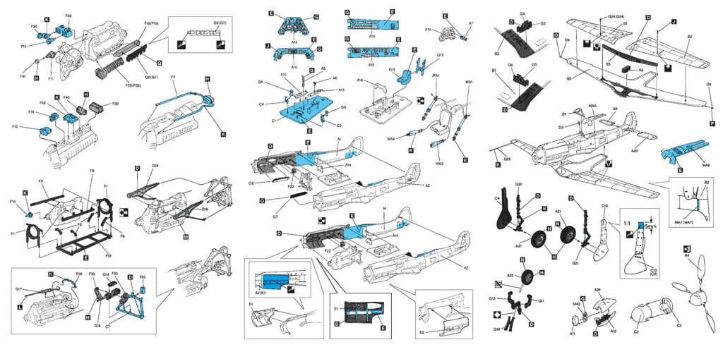 Hobby 2000 - 48017 - Focke-Wulf Ta 152 H-0 - instructions