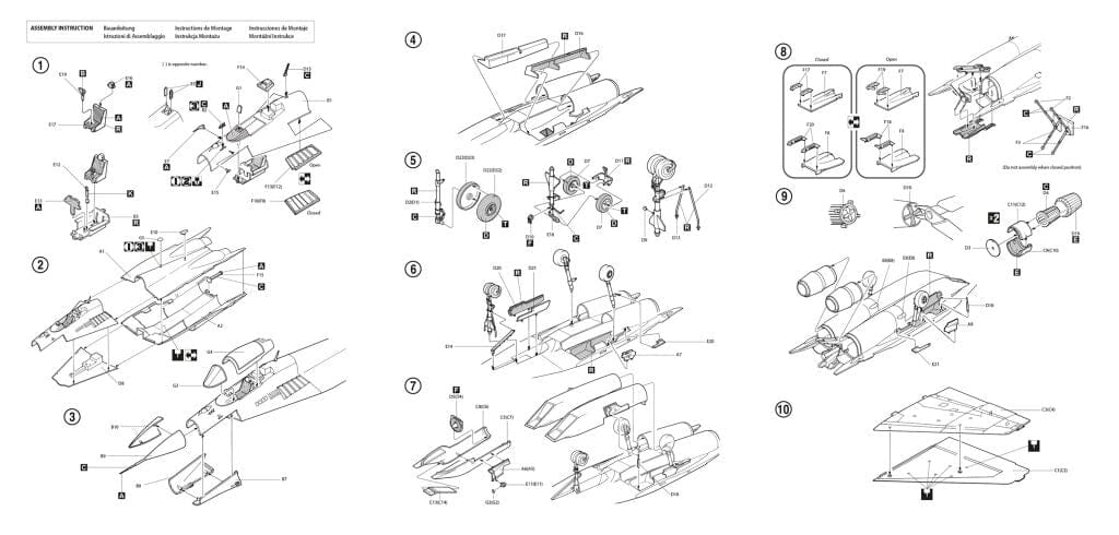 Hobby 2000 - 48023 - Mikoyan MiG-29A Fulcrum A - instructions