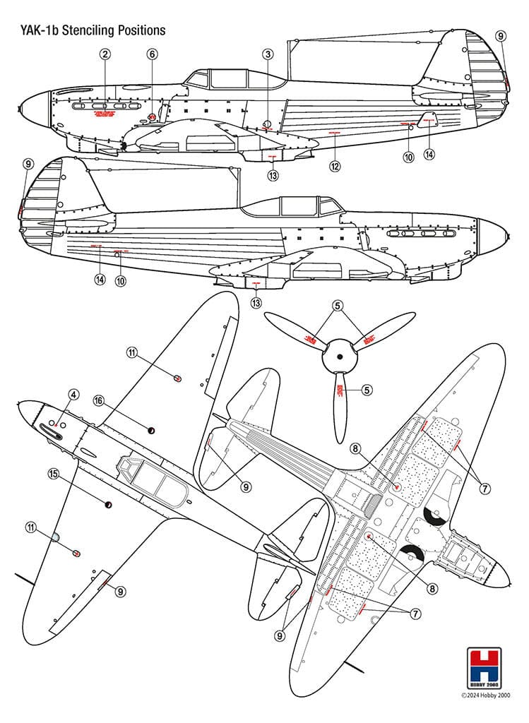 Hobby 2000 - 48034 - Yakovlev Yak-1B - instructions