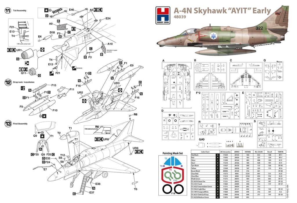 140 - Hobby 2000 - 48039 - Douglas A-4N Skyhawk - instructions