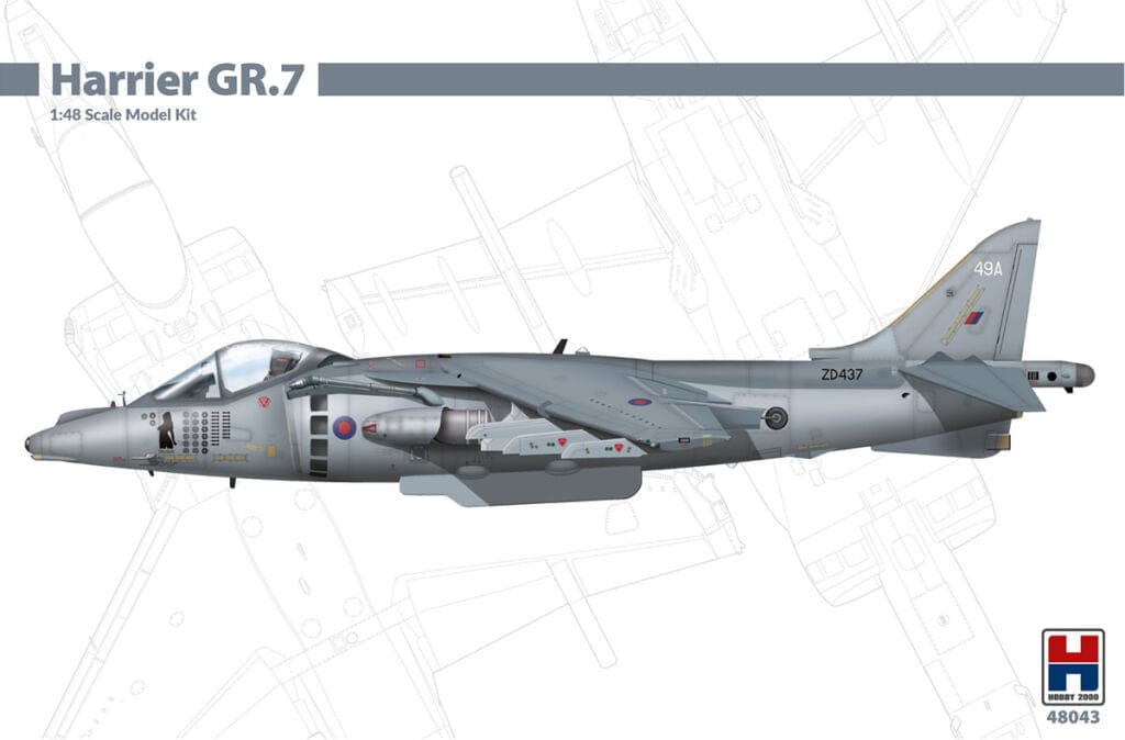 010 - Hobby 2000 - 48043 - BAe Harrier GR.7 - primary image