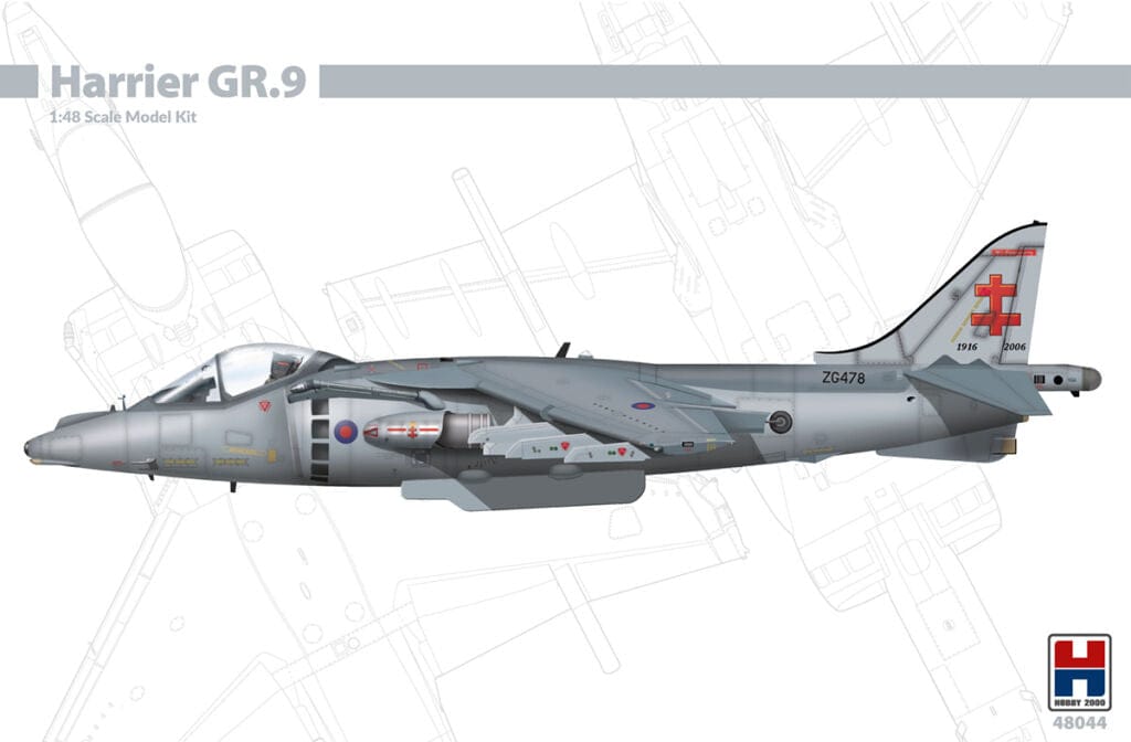 010 - Hobby 2000 - 48044 - BAe Harrier GR.9 - primary image