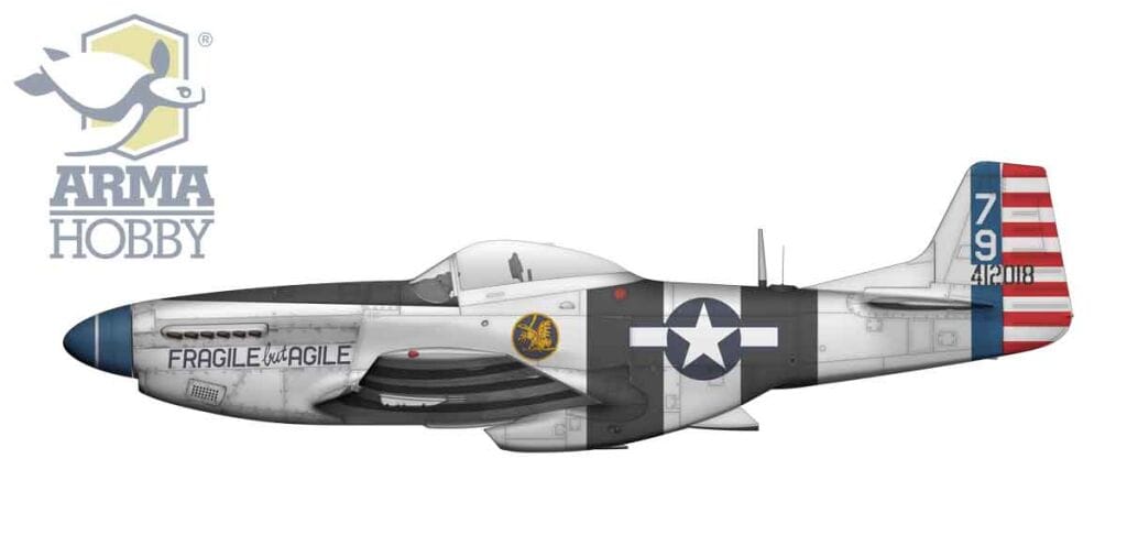 Arma Hobby - 70071 - North American P-51K Mustang / Mustang Mk IVa - paint schemes